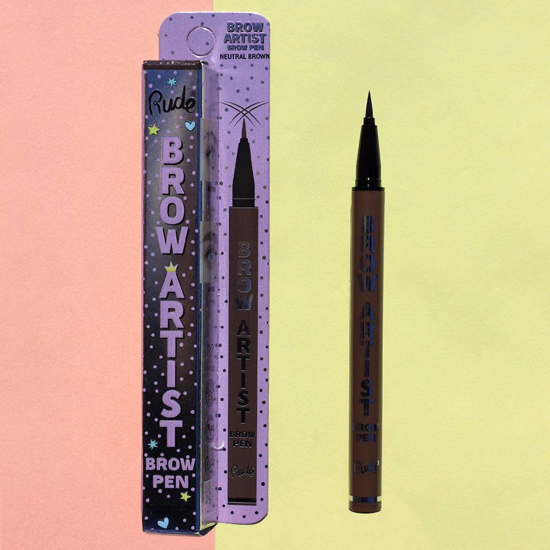 RUDE Ultimate Brow Artist Brow Mascara and Pen - Hazel by Avera Group