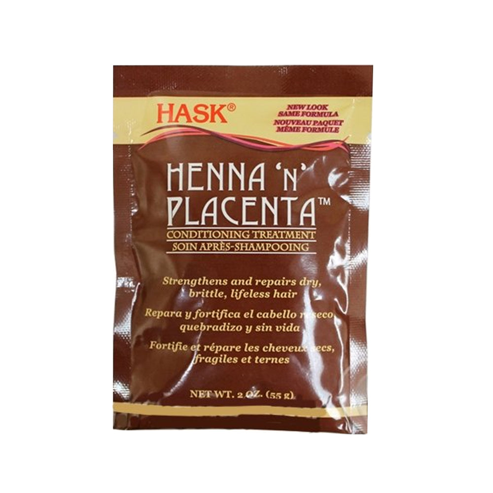 HASK Henna N Placenta Conditioning Treatment, 2 oz