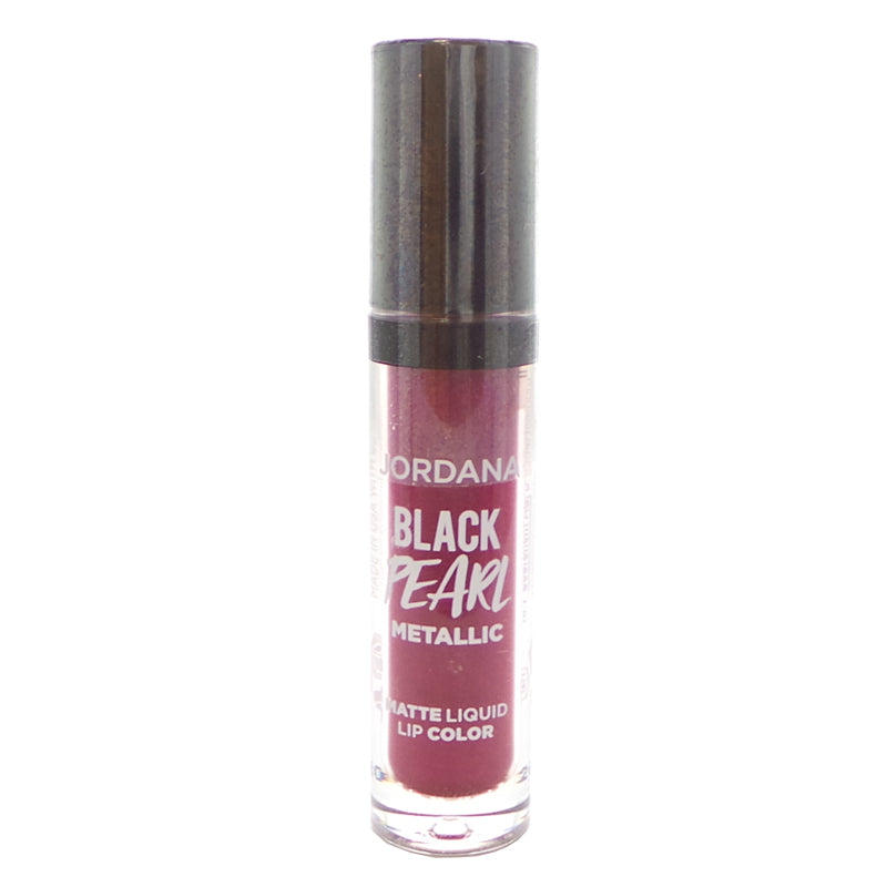 JORDANA Limited Edition Black Pearl Metallic Matte Liquid Lip Color