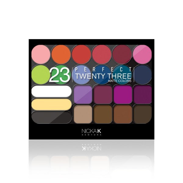 NICKA K Perfect Twenty-Three Colors (Matte) Eyeshadow Palette 01 (AP9A)