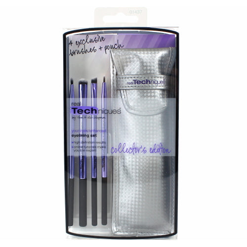 Real Techniques Limited Edition Eyelining Set - Plush Synthetic Bristles