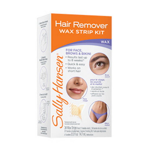 SALLY HANSEN Hair Remover Wax Strip Kit for Face - SH2035