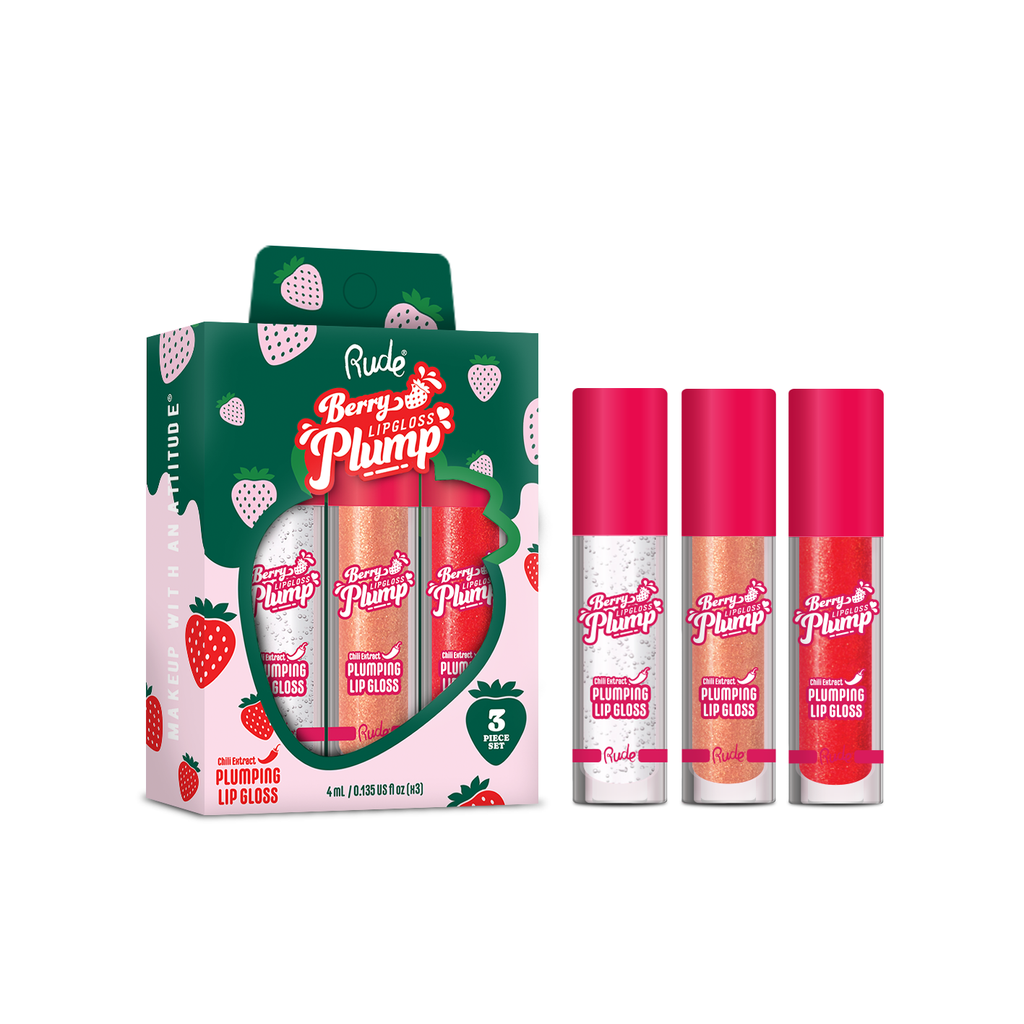 RUDE Berry Juicy Lip Gloss Display Set, 64 pcs main image 1