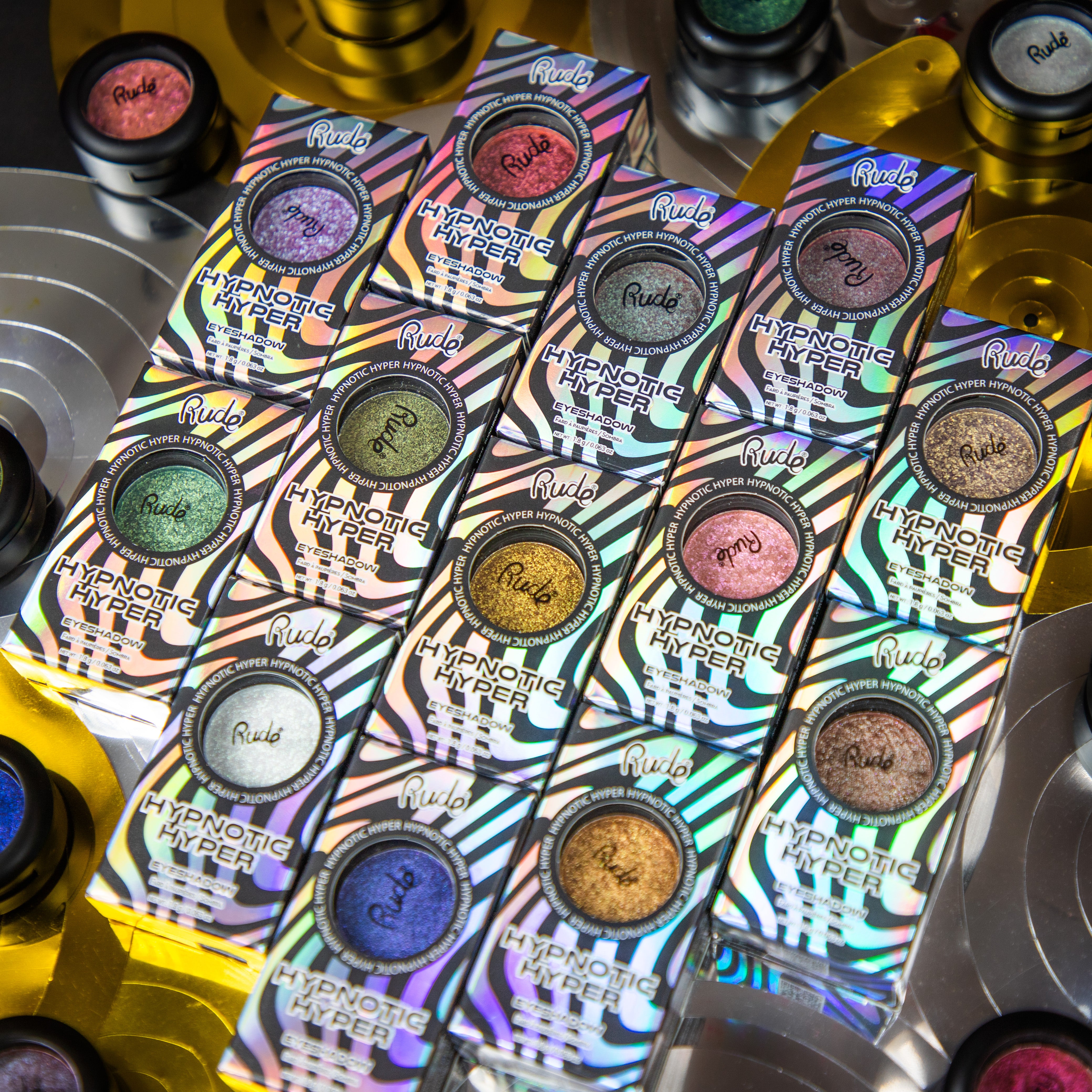 RUDE Hypnotic Hyper Duo Chrome Eyeshadow - Mesmer Eyes