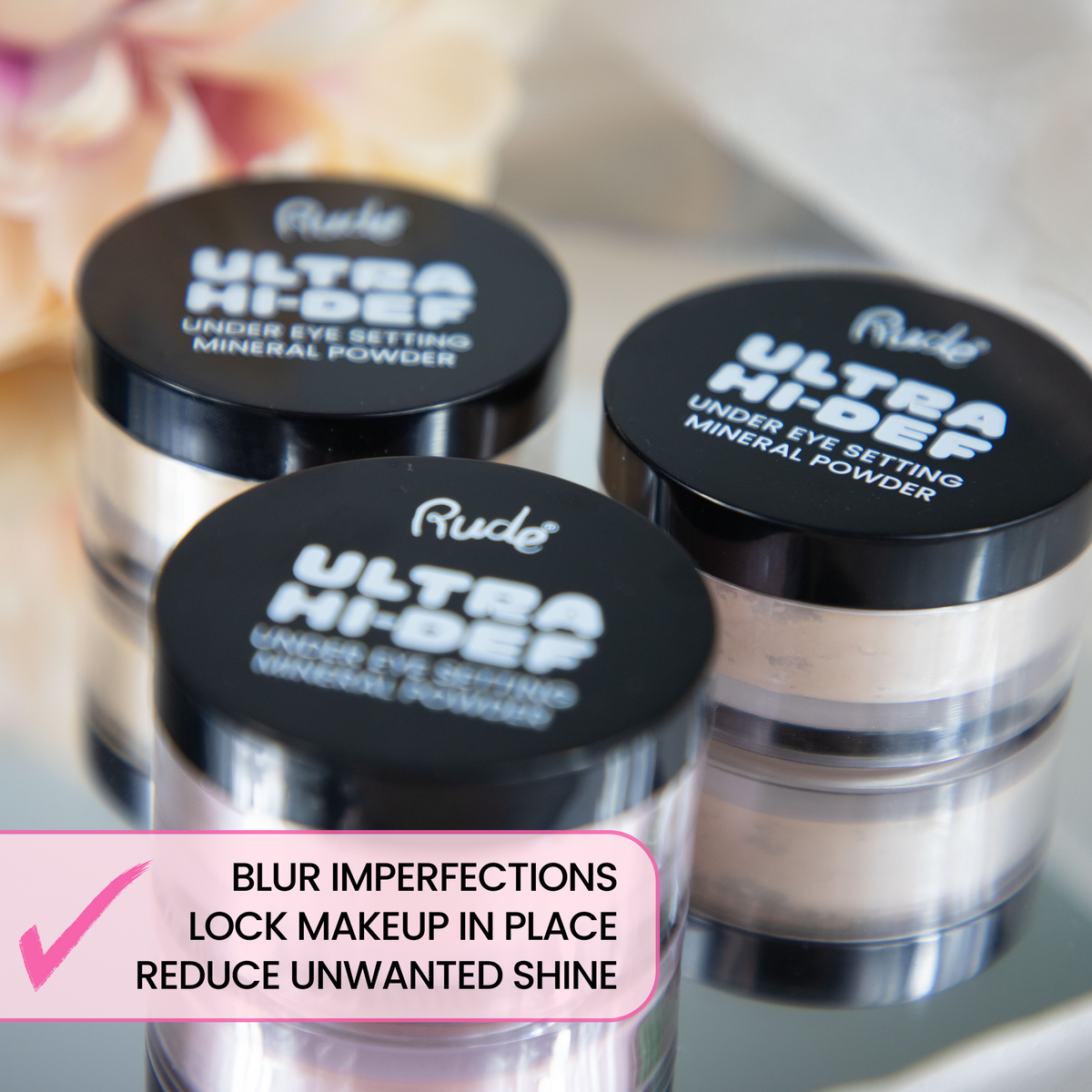 RUDE UHD Under Eye Setting Mineral Powder