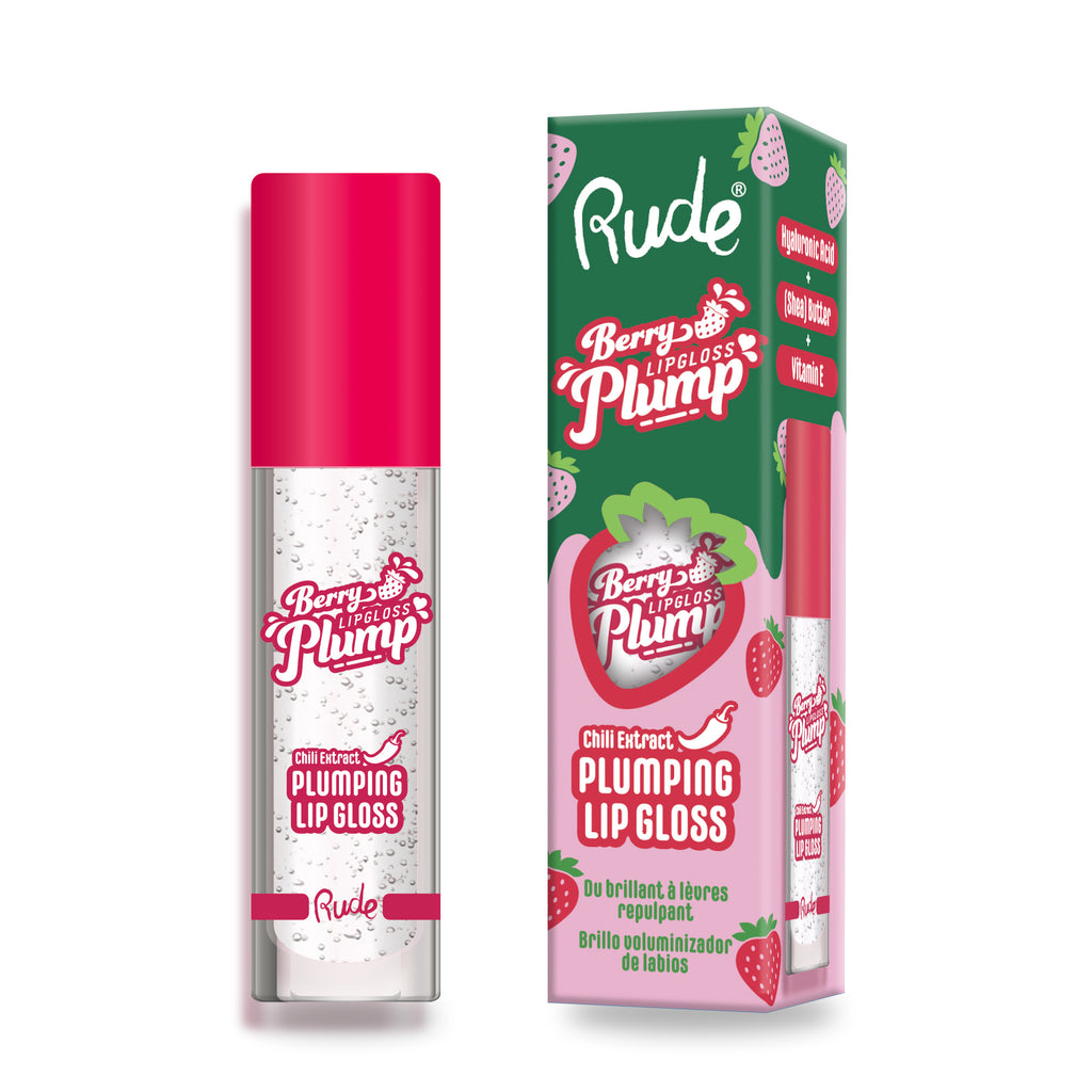 RUDE Berry Juicy Plumping Lip Gloss