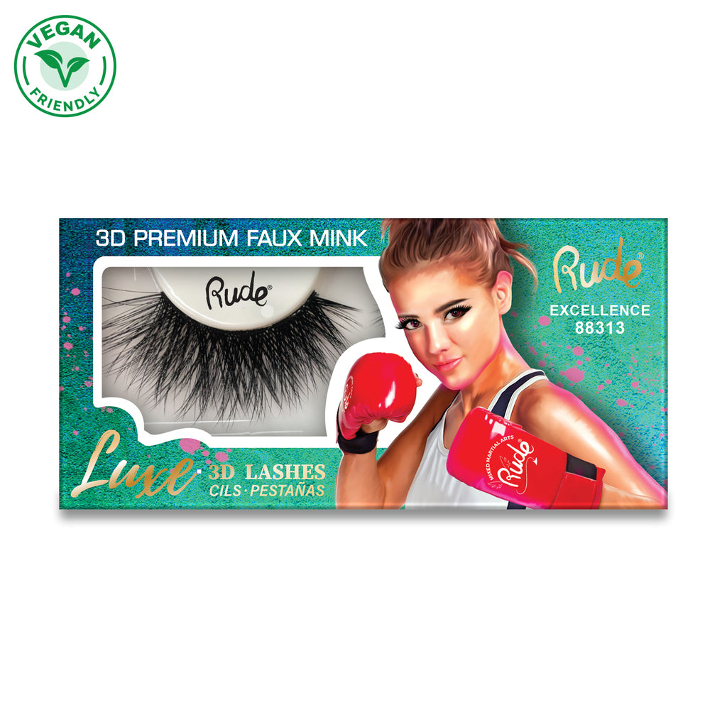 RUDE Luxe 3D Premium Faux Mink Lashes