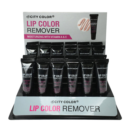 CITY COLOR Lip Color Remover Display Set - 24 Pieces