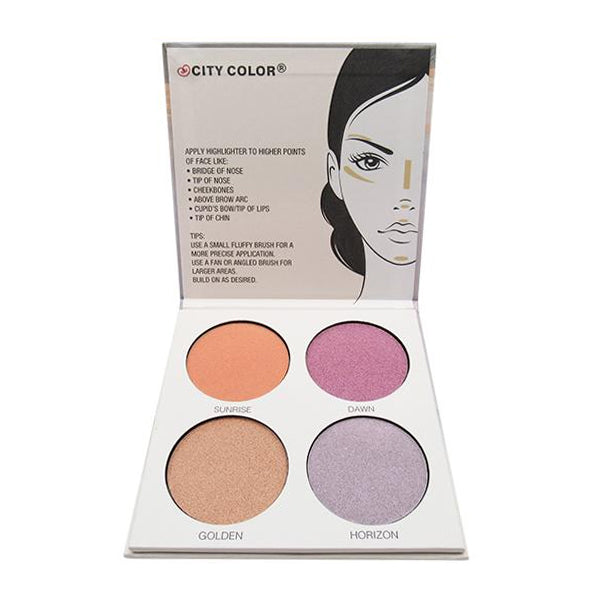 CITY COLOR Glow Pro Dawn Highlighting Palette