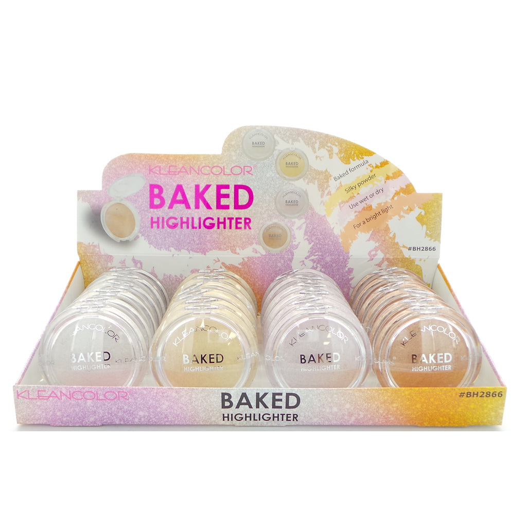 KLEANCOLOR Baked Highlighter 2866 Display Set, 24 Pieces