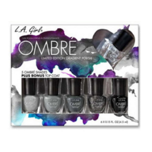 L.A. GIRL Ombre Limited Edition Gradient Polish Set - Midnite
