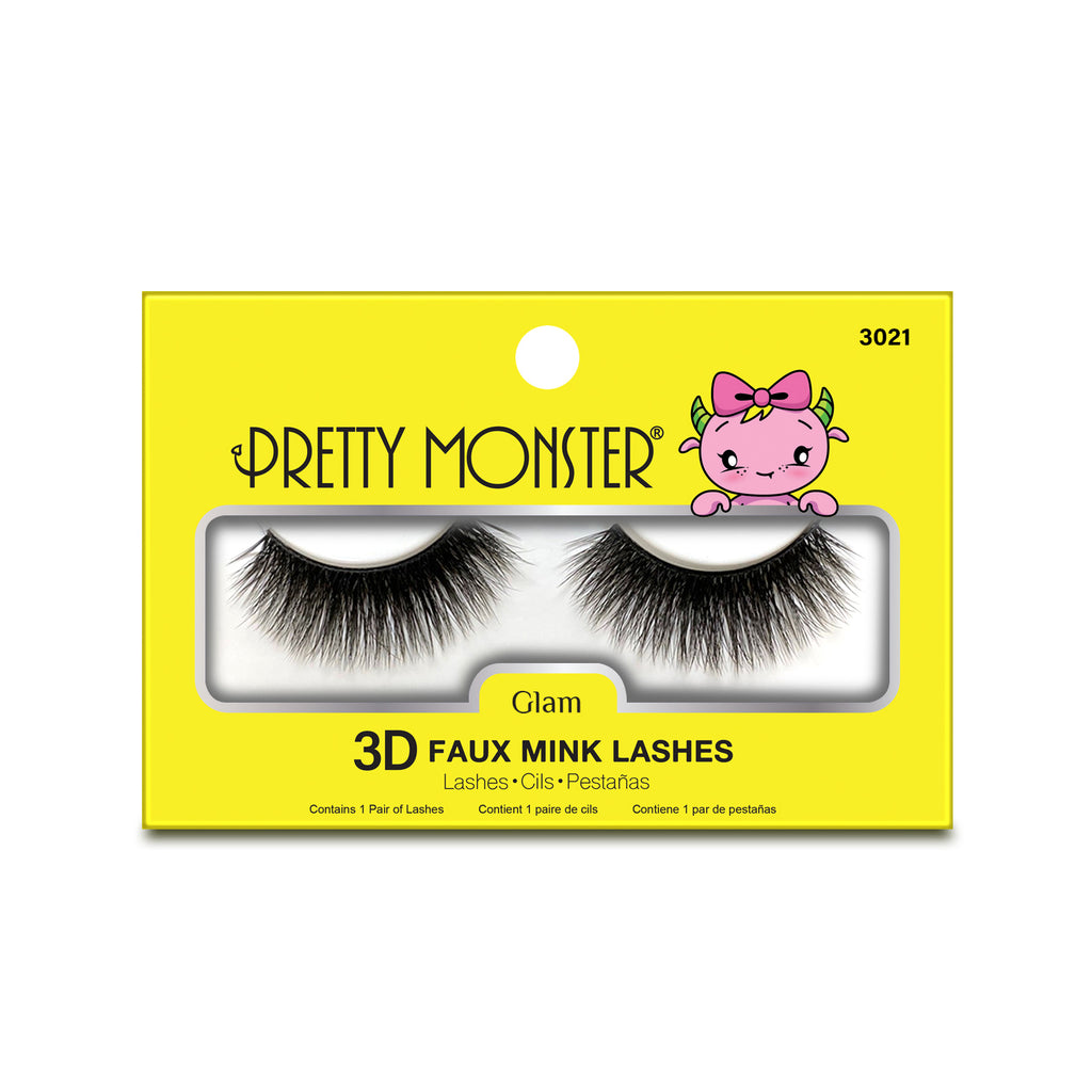 Pretty Monster Glam 3D Faux Mink Lashes