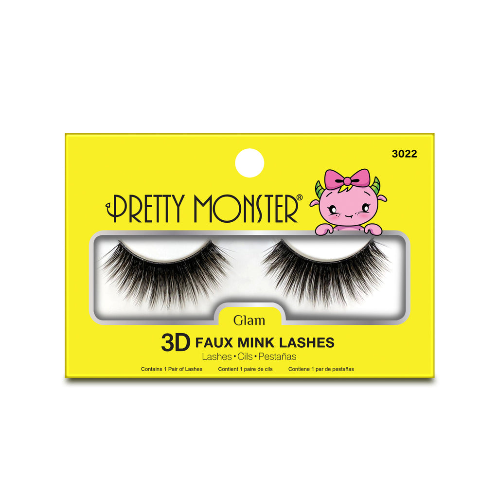 Pretty Monster Glam 3D Faux Mink Lashes