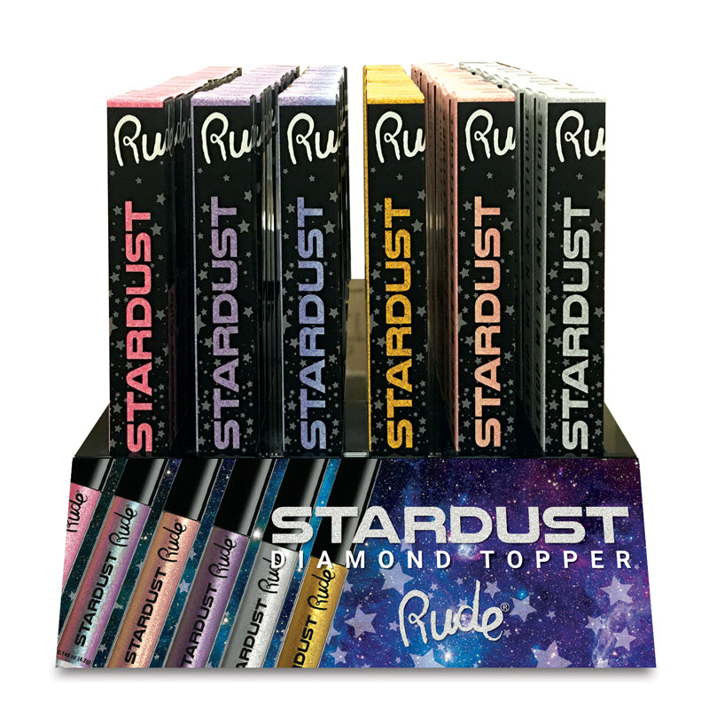 RUDE Stardust Diamond Topper Acrylic Display Set, 72 Pieces