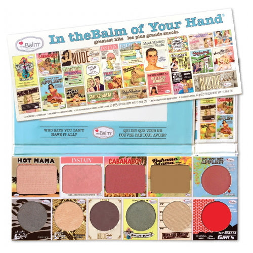 makeup palette with comic and illustration packaging