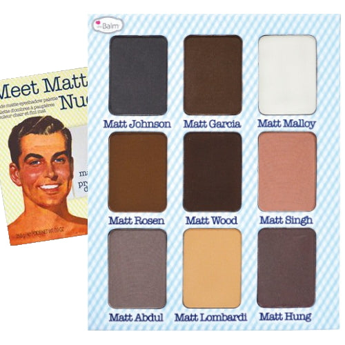 theBalm Meet Matt(e) Nude Eyeshadow Palette - 9 Shades