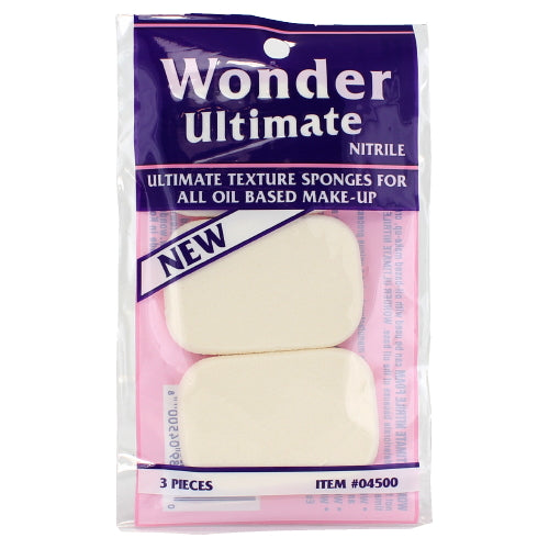 Wonder Ultimate Texture Sponges For All Oil Based Make-Up - 3 Pieces