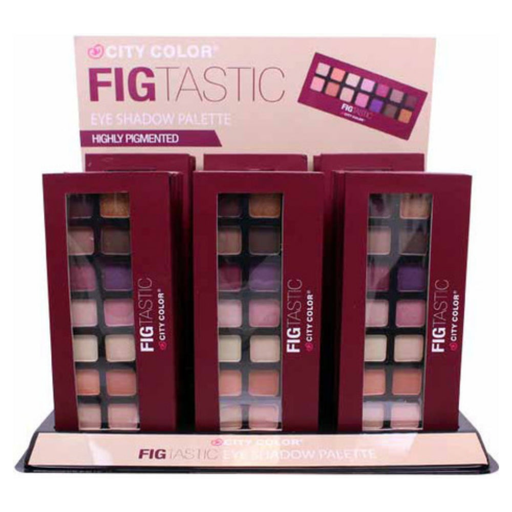CITY COLOR Figtastic Palette - 14 Shades Display Case Set 24 Pieces
