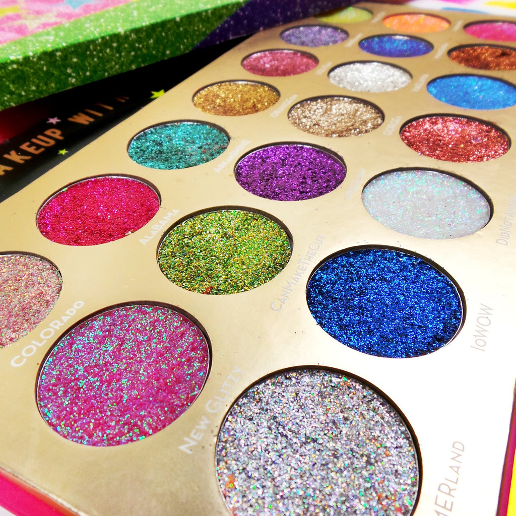Shade Rude RUDE® United Shades of Glitter - 21 Pressed Glitter Palette