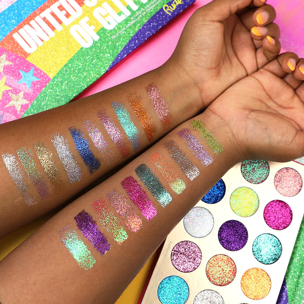 Shade Rude RUDE® United Shades of Glitter - 21 Pressed Glitter Palette